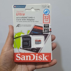 کارت حافظه(رم)  ۳۲گیگ سن دیسک  32GB  ا SanDisk Ultra 32G  100MB/s microSDHC