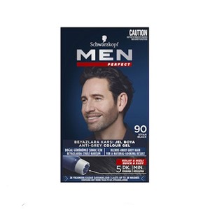 کیت رنگ موی مردانه من پرفکت Men Perfect شماره 90 رنگ مشکی طبیعی