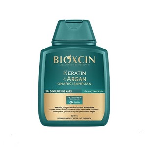 شامپو ضد ریزش و ترمیم کننده بیوکسین حاوی کراتین و آرگان حجم 300 میل