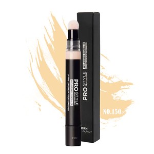 کانسیلر مایع پد دار یورن YORN مدل PRO STYLE شماره 150 MEDIUM/FULL حجم 7 گرم