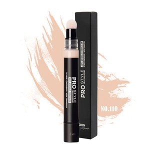 کانسیلر مایع پد دار یورن YORN مدل PRO STYLE شماره 110 حجم 7 میل