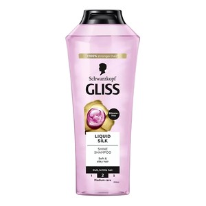 شامپو نرم و براق کننده گلیس مدل LIQUID SILK حجم 400 میل