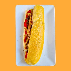 ساندویج فیله استریپس سوخاری