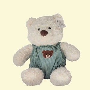عروسک خرس پولیشی لباس سرهمی 40سانت