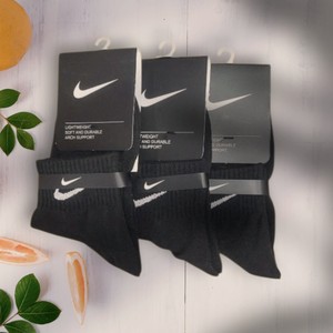 جوراب نیم ساق مشکی باکیفیت نایک