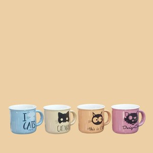 ماگ سرامیکی طرح گربه با کیفیت خوب