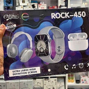 ساعت هوشمند به همراه هدفن و ایرپاد مدلROCK_450
