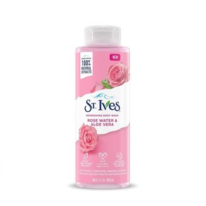 شامپو بدن اس تی ایوز مدل Rose Water & Aloe Vera حجم 473 میلی لیتر(تحویل 1 الی 2 هفته ای)