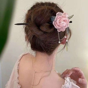کانزاشی گل حریر صورتی  آویزدار وارداتی