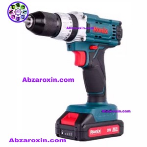 دریل پیچگوشتی شارژی 20 ولت رونیکس مدل 8620
