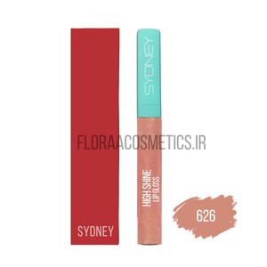 رژ لب مایع براق سیدنی لیپ گلاس ۲۴ ساعته شماره ۶۲۶ حجم ۶.۵ میل