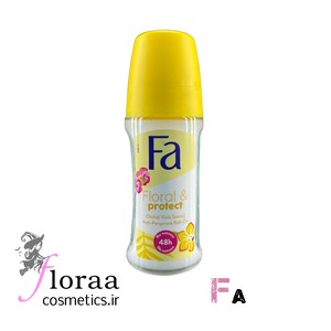 مام رول ضد تعریق زنانه فا Fa مدل Floral & protect حجم 50 میل