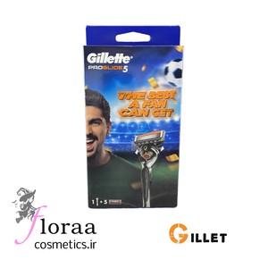 خودتراش مردانه ژیلت مدل ProGlide5 به همراه پنج عدد تیغ یدک