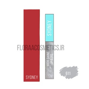 رژ لب مایع براق سیدنی لیپ گلاس ۲۴ ساعته شماره ۶۱۱ حجم ۶.۵ میل