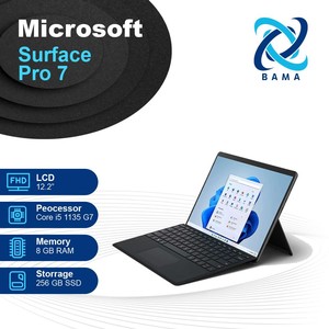 لپ تاپ مایکروسافت کیبورد دار (استوک) Surface Pro 7 | 8GB RAM | 256GB | I5