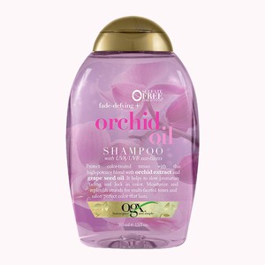 شامپو تثبیت کننده رنگ مو او جی ایکس مدل ORCHID OIL حجم 385 میل