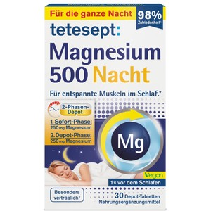 قرص منیزیم 500 دو فاز Magnesium 500 mg nacht