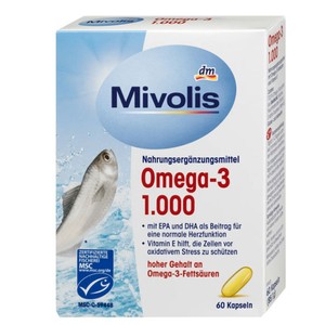 کپسول امگا 3  1000     Mivolis omega 3 1000
