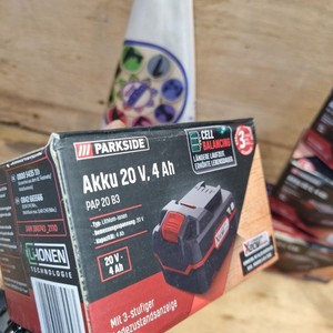 باطری 4 آمپر اورجینال پارکساید مدل Akku 20v.4Ah