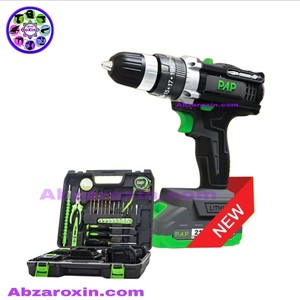 دریل شارژی چکشی ۲۱ ولت پی ای پی مدل CID-2126