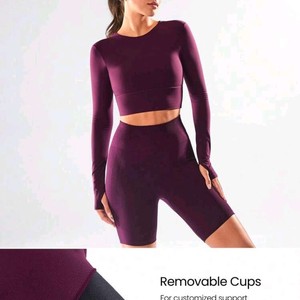 تیشرت آستین بلند مناسب یوگا