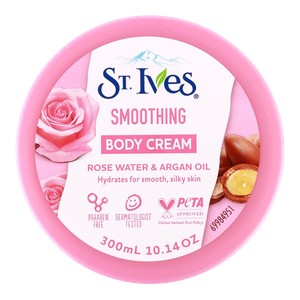 کره بدن سنت ایوز St Ives (اس تی لیوز) حاوی روغن آرگان و عصاره گل رز حجم 300 میل