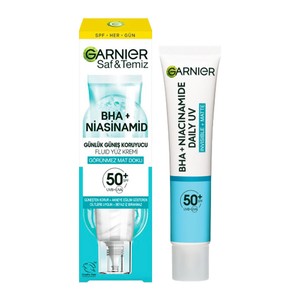 کرم ضد آفتاب فلوئید گارنیر SPF50 حاوی نیاسینامید 40 میلی لیتر