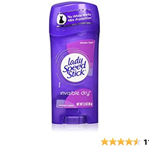 استیک ضد تعریق زنانه لیدی اسپید مدل اینویزیبل درای invisible dry حجم 65گرم شاور فرش