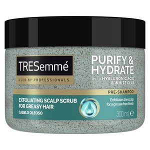 اسکراب کف سر ترزمه TRESEMME موهای چرب مدل PURIFY and HYDRATE حجم 300 میل