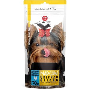 تشویقی سگ مدکو (Mad Cow)مدل مدادی نرم طعم مرغ-70 گرم