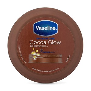 كره بدن  وازلين Vaseline مدل Cocoa Glow  شکلاتی  حجم 75 میل